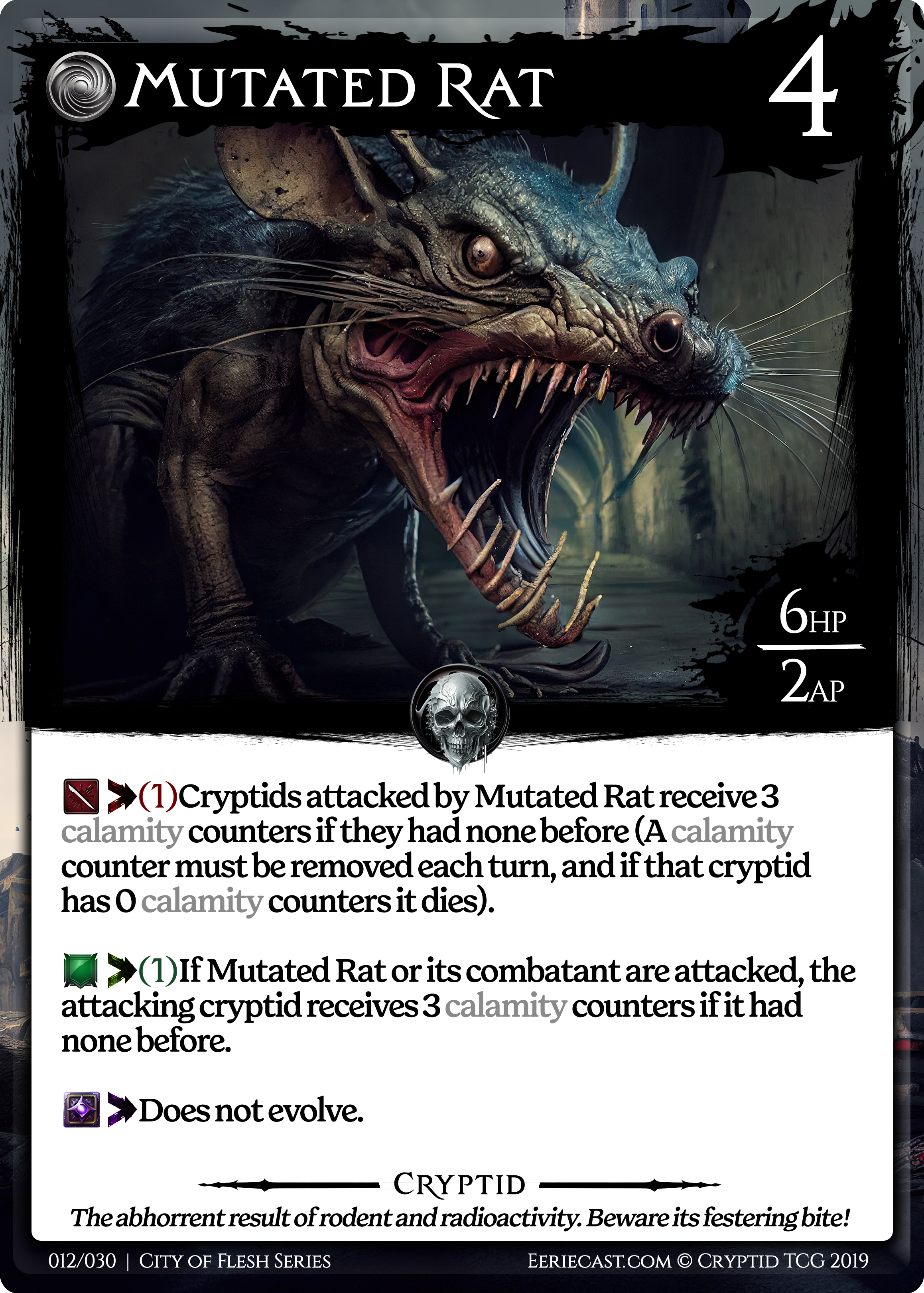 Mutated Rat – CRYPTID: The Creepy Card Battling Game